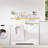 Liora Push-Pull Trash Cabinet With 20 Gallons Wooden Free Standing  (Trash Can Not Included)-111530792