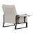High-Strength Galvanized Frame Upholstered Accent Chair With Side Tray Table And Side Pocket-1837317413