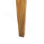Table basse d'extérieur rectangulaire en bois d'acacia, teck, l 43,25 po x P 23,50 po x H 17,00 po