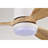 Yerma 52-inch Solid Wood And Metal Lighted Ceiling Fan With Led Lighting-589185927