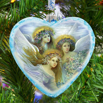 5.5'' Handmade Glass Hanging Figurine Ornament