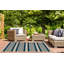 Tapis rayé bleu marine / beige Arneshia-399005973