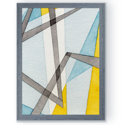 « convergeing angles ii » par paul cezanne-image-cadre de dessin