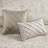12 Piece Comforter In Khaki For Queen, With Design, Metallic Gold Thread, And Pillowcases Gold, Soft Microfiber Sheet