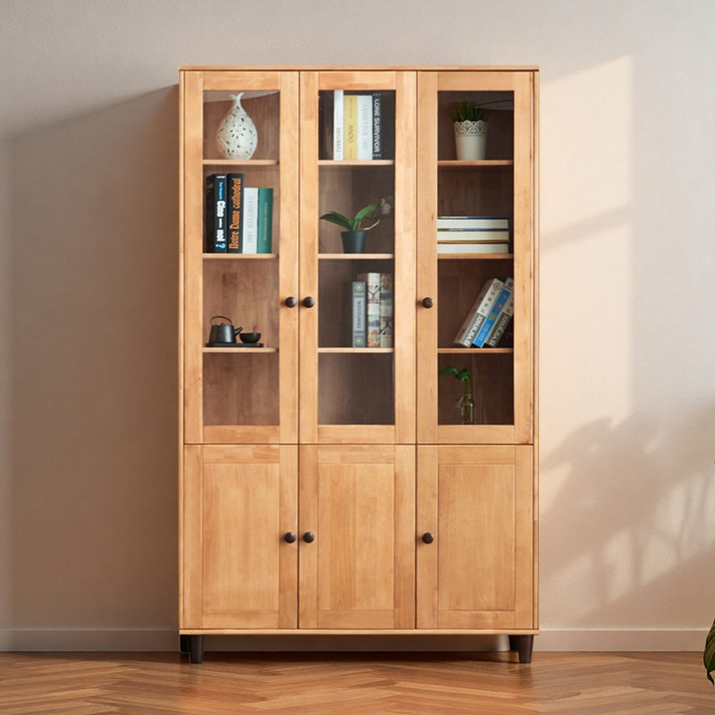 Bibliothèque de rangement de style nordique