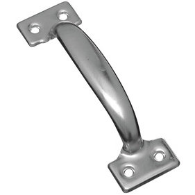 Plaque de zinc à pousser et tirer, Zingué, H 1,5 po x l 1,75 po x P 6,5 po
