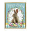 Cadre flottant couronne de joyeuses pâques, conception par Elizabeth Tyndall-318586424-318586425