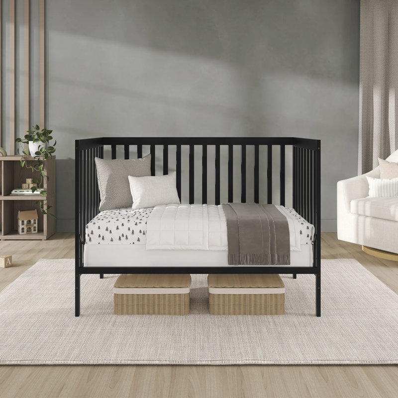 Synergy Convertible Crib, Black