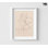 «Fruit Contour Study I» par Victoria Barnes, impression de dessins de fruits encadrés, impression de dessin au trait, impression de fruits minimalistes, art mural encadré