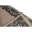 Tapis bleu / vert / rouille / sable en laine / coton tissé à la main 3 pi 2 po x 5 pi 5 po Rectange