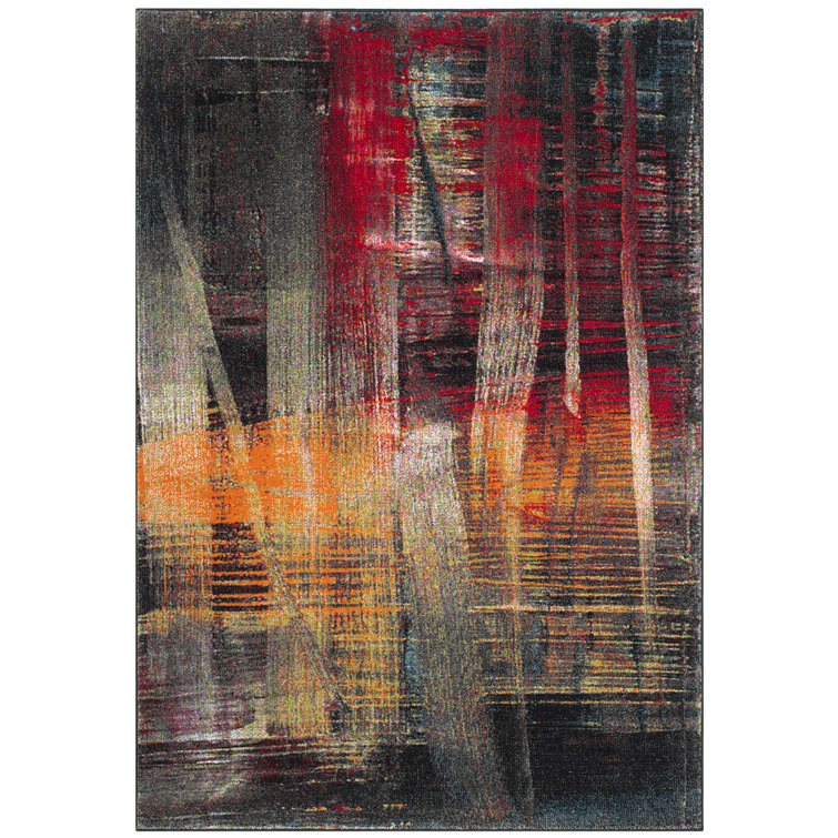 Tapis abstrait Hasseltine Performance