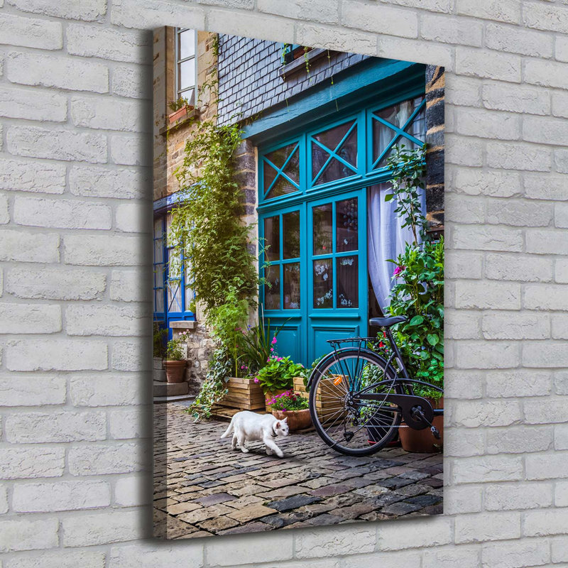 Suspension Bridge - Wrapped Canvas Print