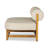 Laqueita 59.75'' Wide Teak Patio Sofa with Cushions