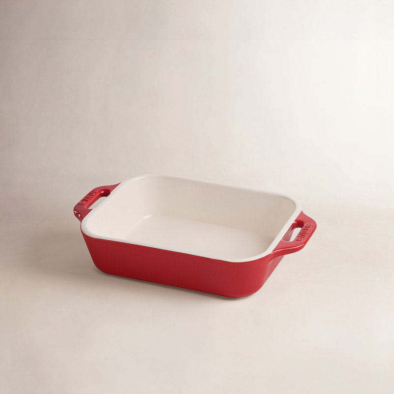 Ceramique Ceramic Rectangular Oven Dish, Cherry
