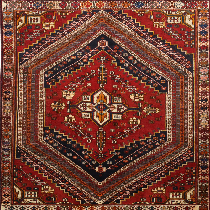 Oriental Indoor Rug, Square 3'