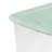 Sterilite 6 Pack 64 Qt Latching Box, Plastic Storage Bin with Lid, Mindful Mint