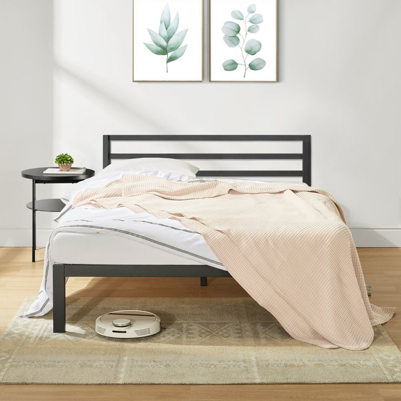 Modernista Classic 14" Metal Platform Bed, King