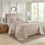 Ensemble de couvre-lit réversible en microfibre 3 pièces avec lits matelassés Medallion-113098973-113098975