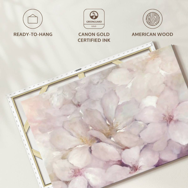 Fleurs de pommier Harnek, H 26 po x l 39 po