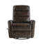 Fauteuil inclinable et pivotant en similicuir Sacson-540317558