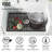 Silicone Grid Marigold Matte stone Rectangle Vessel Sink with Faucet-88709582