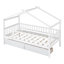 Lit simple en bois avec deux tiroirs-887647694