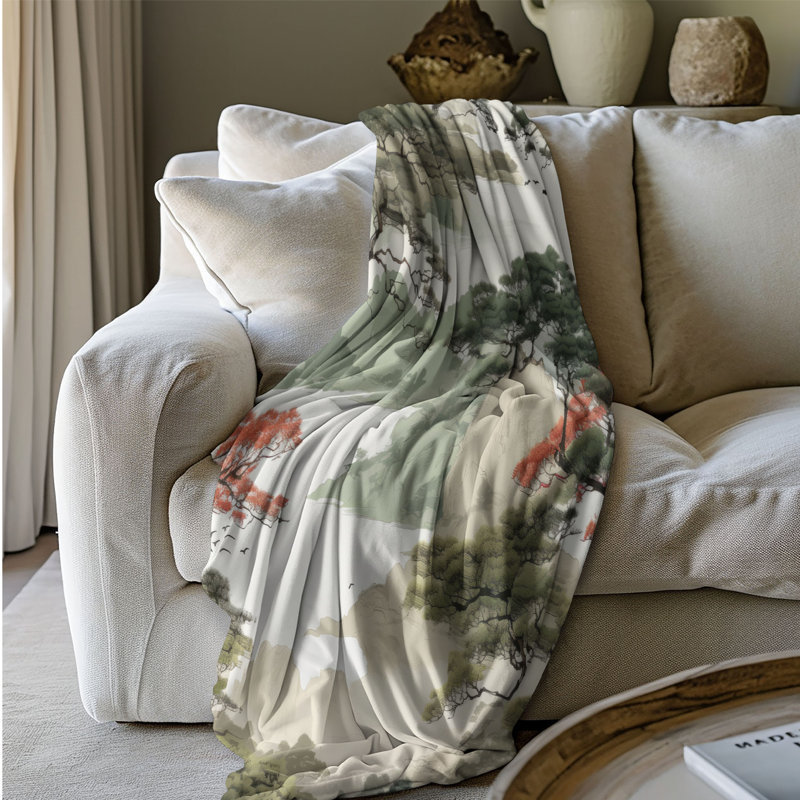 Ancient Pines - 1 Piece Premium Blanket, Queen
