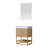 Alistair 24 " W Freestanding Standard Free Standing 1 Single Vanity Bathroom Vanity With Engineered Stone Top with Mirror-181648144-181648145-227292173