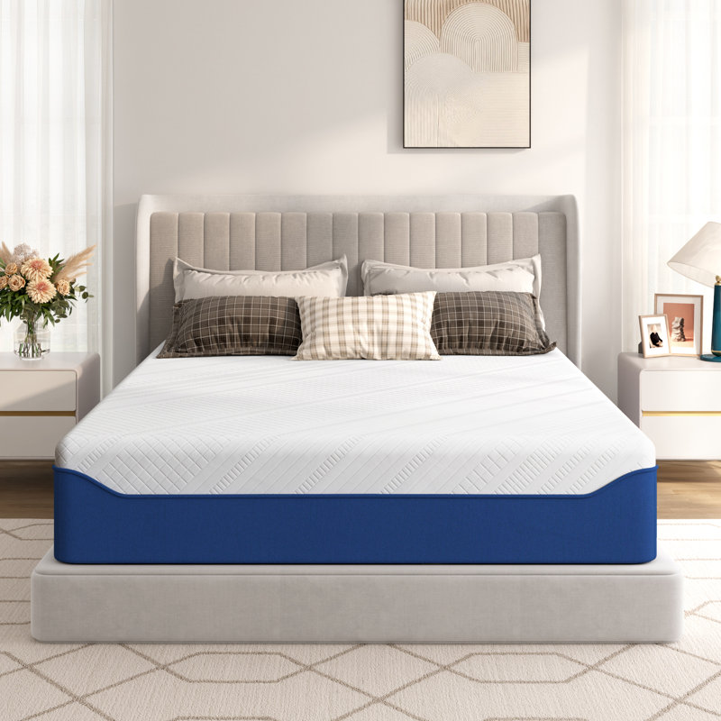 Medium Firm Memory Foam Mattress With Breathable Cover, Pressure Relief, Certipur-US® Certified, 10" / 12" / 15, 10", Queen