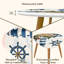 Ensemble de 2 tables basses gigognes Triangle
