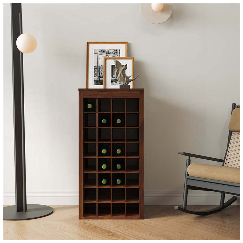 Armoire à vin modulaire avec rangement pour 32 bouteilles