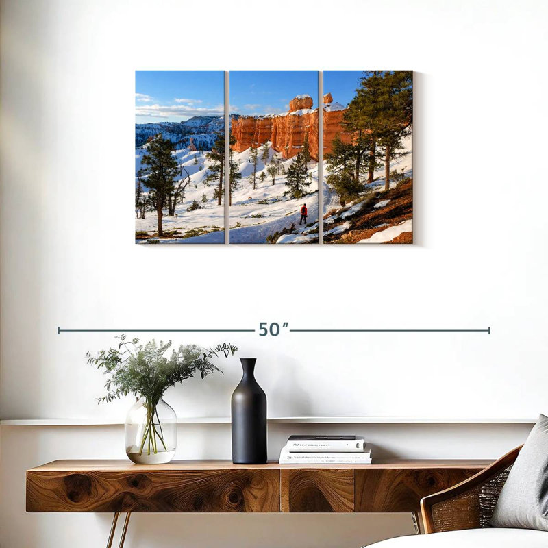 Bryce Canyon Snowy Mountain, H 20 po x l 33 po