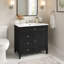 Meuble-lavabo simple 36 po avec lavabo 36 po, 2 tiroirs, tiroir escamotable et rangement pour porte-1517975373-1527623441