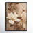 White Brown Magnolias Nature Serenity - Floral Wall Art-666676589-666676591