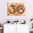 " Rustic Hemispheres Map " Print-290549108