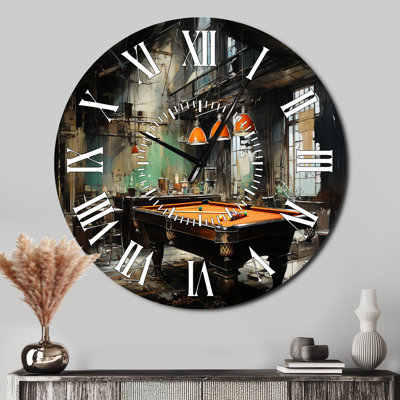 Horloge murale Billard