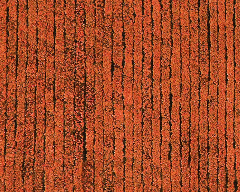 Hidden Path Striped Area Rug in Black/Orange, Rectangle 2' x 3'