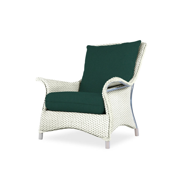 Mandalay Outdoor Lounge Chair, Ivory, Beach Natural