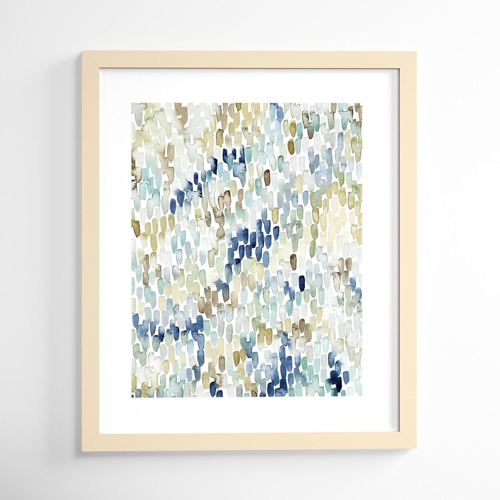 River Wavelets I by Grace Popp, Natural Framed Paper, 37" H x 31" W