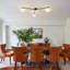 Plafonnier semi-encastré 3 lumières Mid-Century-997915052