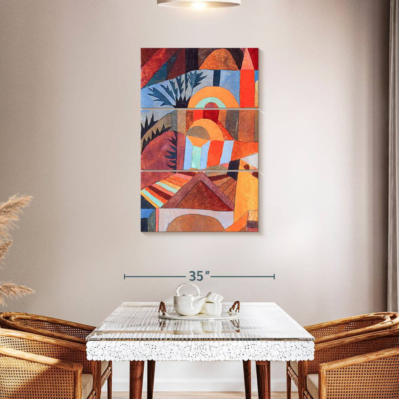 Avery Temple Gardens, 57" H x 36" W