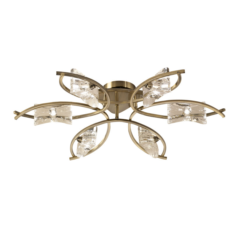 Wallen Crystal Semi Flush Mount