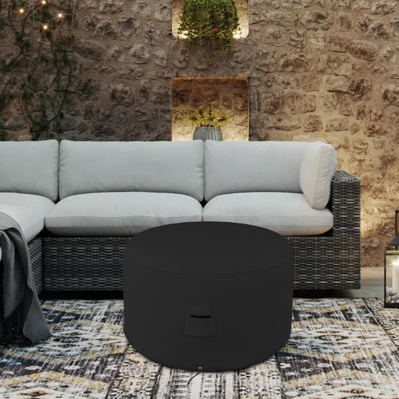 Outdoor Cover, Black, 61cm H x 91.4cm W x 91.4cm D