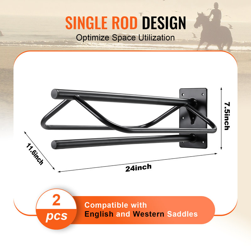 Support de selle mural pour cheval