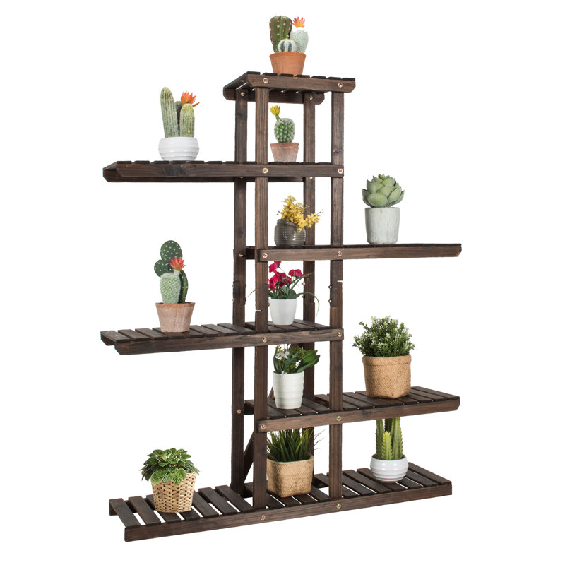 Havisham Solid Wood Plant Stand 6 Tier