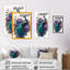Heffernan, paon mignon, art floral I - paon, art mural-1082021544-1082021545