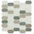 Doretta Spire 12 in. x 12 in. Glass Stone Blend Mosaic Wall Tile