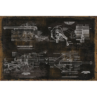 Old 19 - Wrapped Canvas Print
