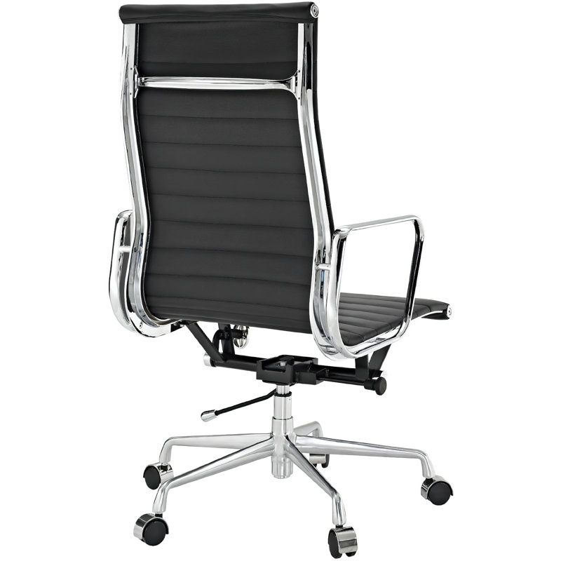 Fauteuil de conférence en cuir véritable