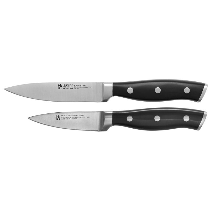 HENCKELS Forged Accent 2-Piece Paring Knife Set, Black
